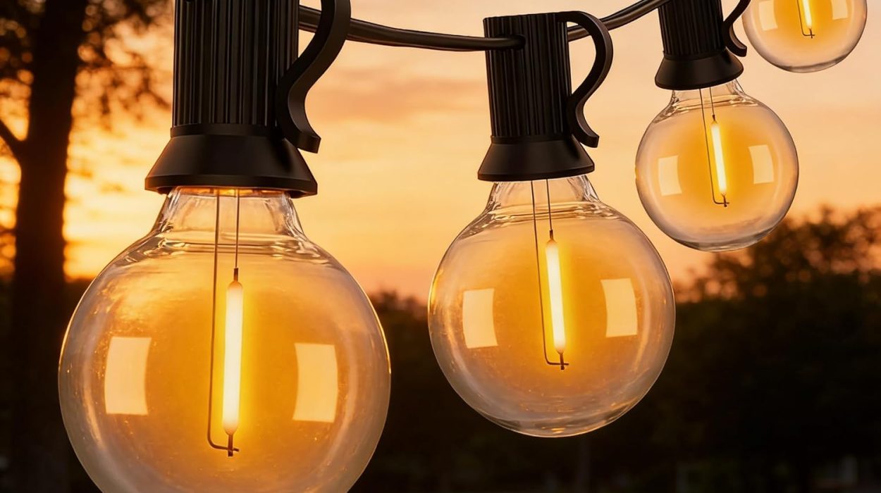 Ilumina tus celebraciones en jardín o terraza con estas luces LED de 15 m con 25 bombillas LED G40 por sólo 15,85€ (-21%)