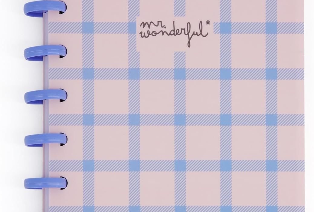 Organiza tus ideas con la libreta A5 Mr. Wonderful de 160 páginas pautadas por sólo 4,98€ (-50%)
