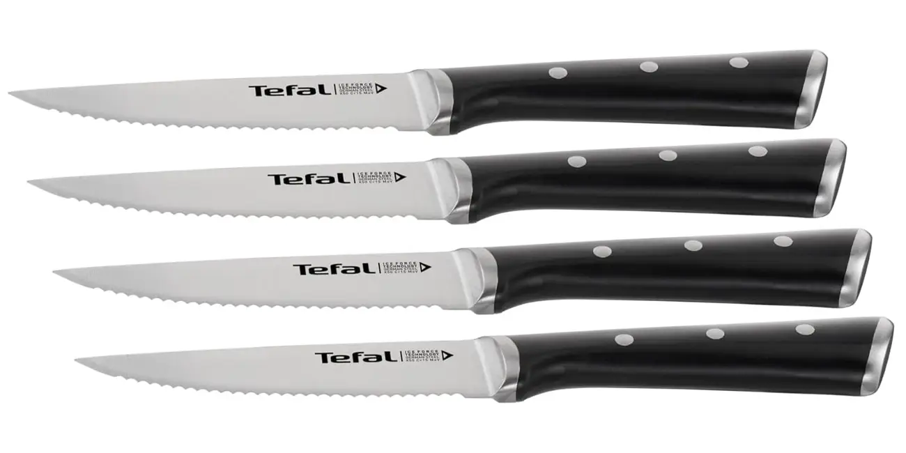 Estos cuchillos Tefal de acero alemán con tratamiento criogénico cuestan mucho menos de lo que imaginas