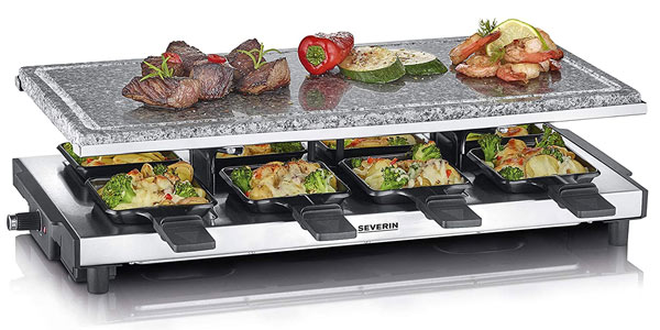 Chollo Raclette con piedra natural Severin RG 2374 por sólo 61,90€ con envío gratis (38% de descuento)