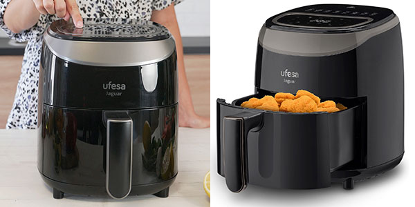 Chollo Freidora de aire Ufesa Jaguar de 3,5 litros por sólo 54,99€ con envío gratis (-31%)