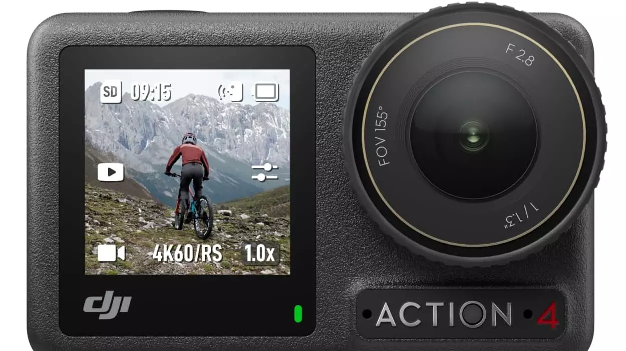 Rebajón en la (posiblemente) mejor cámara de acción del mercado: DJI Osmo Action 4 ¡4K 120FPS por sólo 175€!