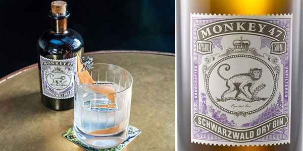 Chollo Ginebra Monkey 47 de 500 ml por sólo 39,90€ con envío gratis (31% de descuento)