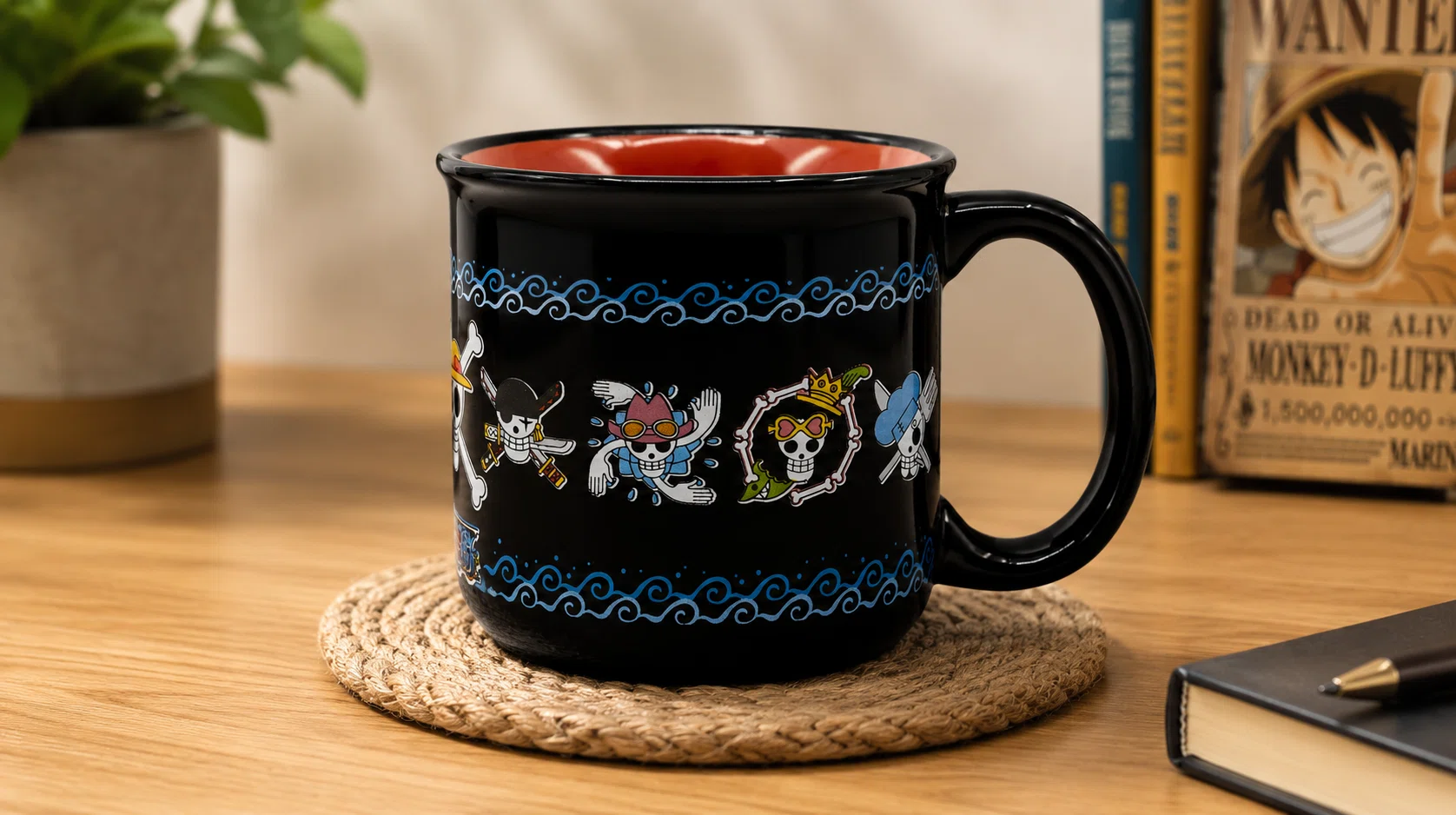 Desayuna con estilo: taza One Piece Skulls de 400 ml en caja regalo por sólo 6,95€ (-36%)