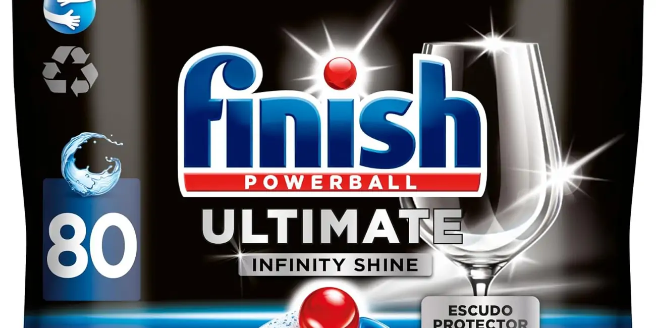 Chollo Pack x80 Finish Powerball Ultimate Infinity Shine por sólo 14,99€ (-32%) ¡0,18€ cada pastilla!