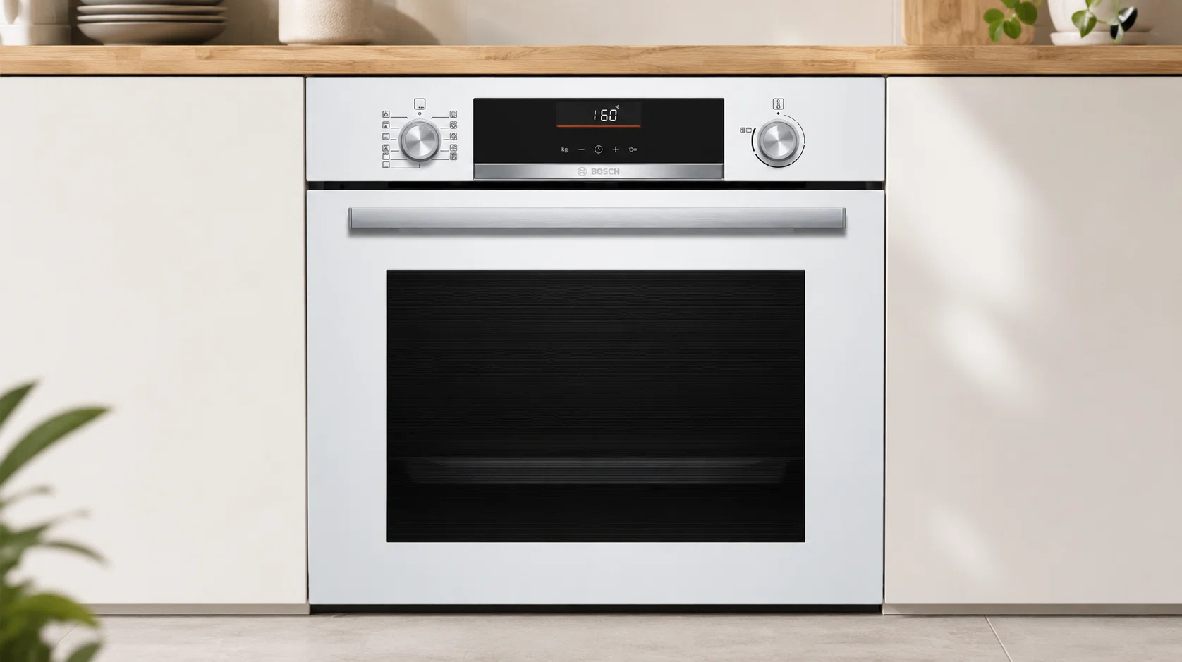 Cocina fácil y saludable: Horno Bosch Serie 6 blanco con función AirFry y recetas preprogramadas por sólo 389,99€ con envío gratis (-33%)