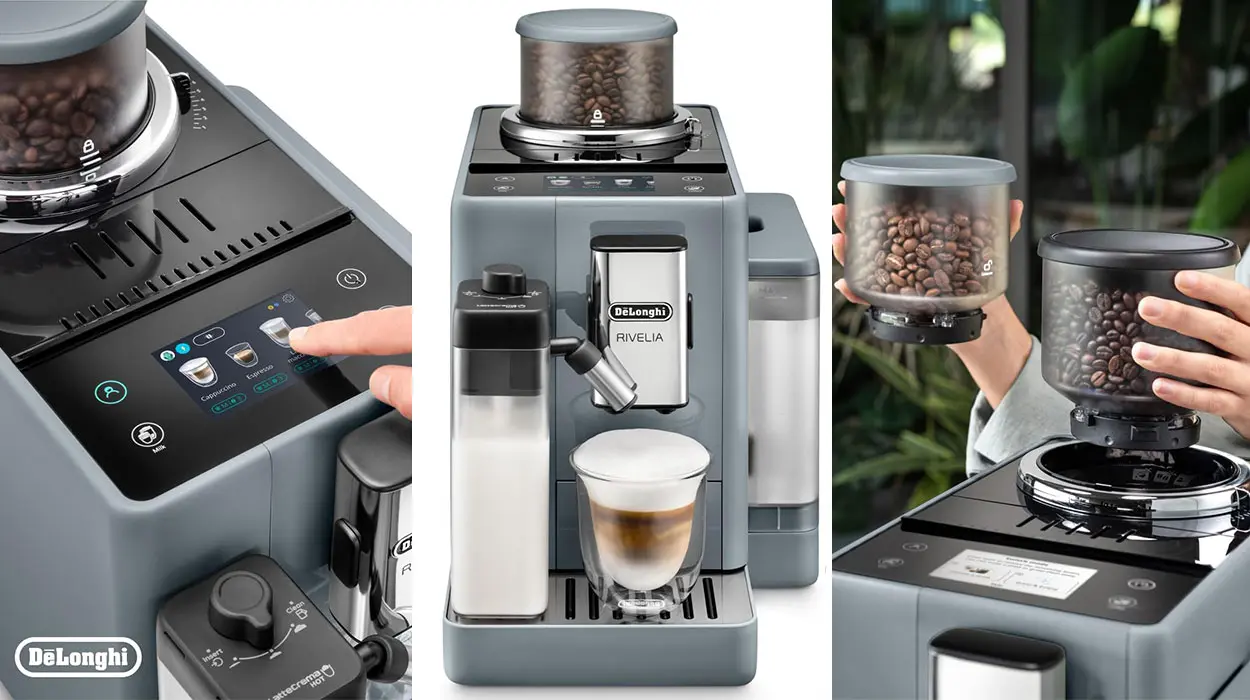 Chollo Cafetera superautomática De’Longhi Rivelia por sólo 478,51€ con envío gratis (-36%)