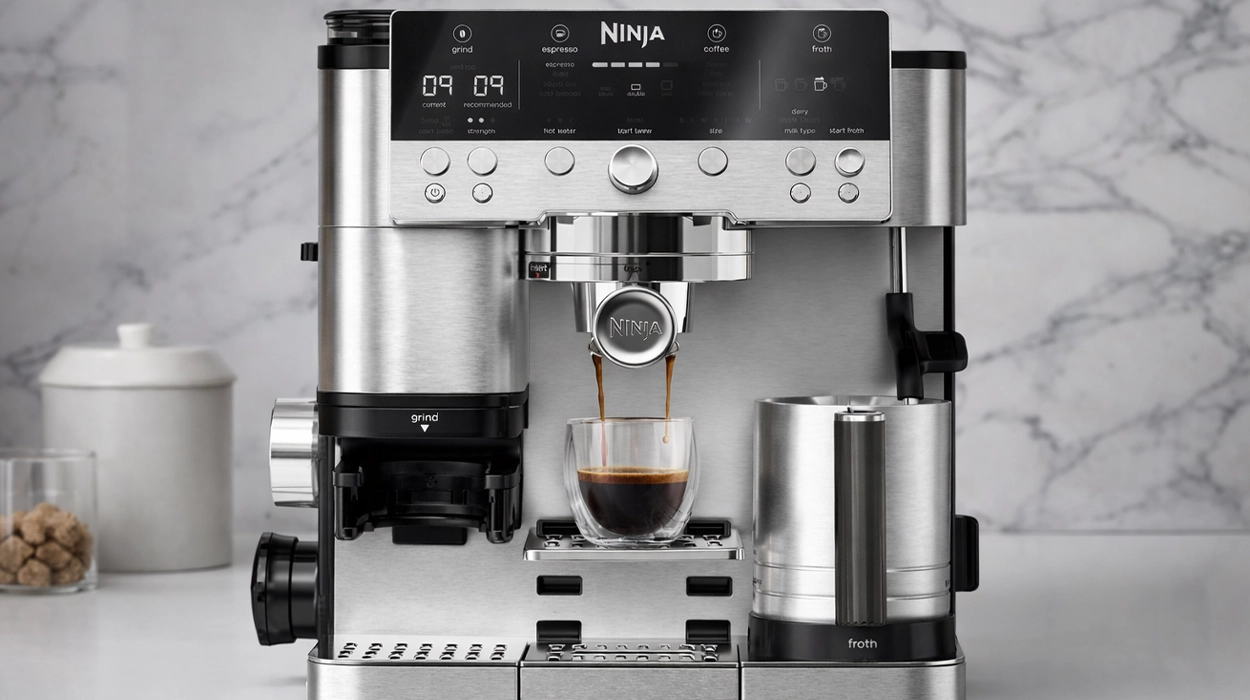 Chollo Cafetera Superautomática 3 en 1 Ninja Luxe Premier para latte por sólo 371,07€ con envío gratis (33% de descuento)