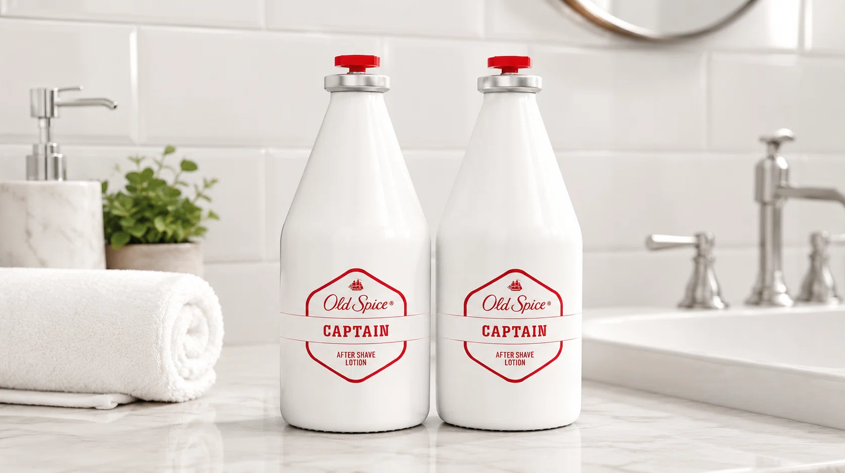 Pack x2 Loción aftershave Old Spice Captain de 100 ml por sólo 10,39€ (-29%)