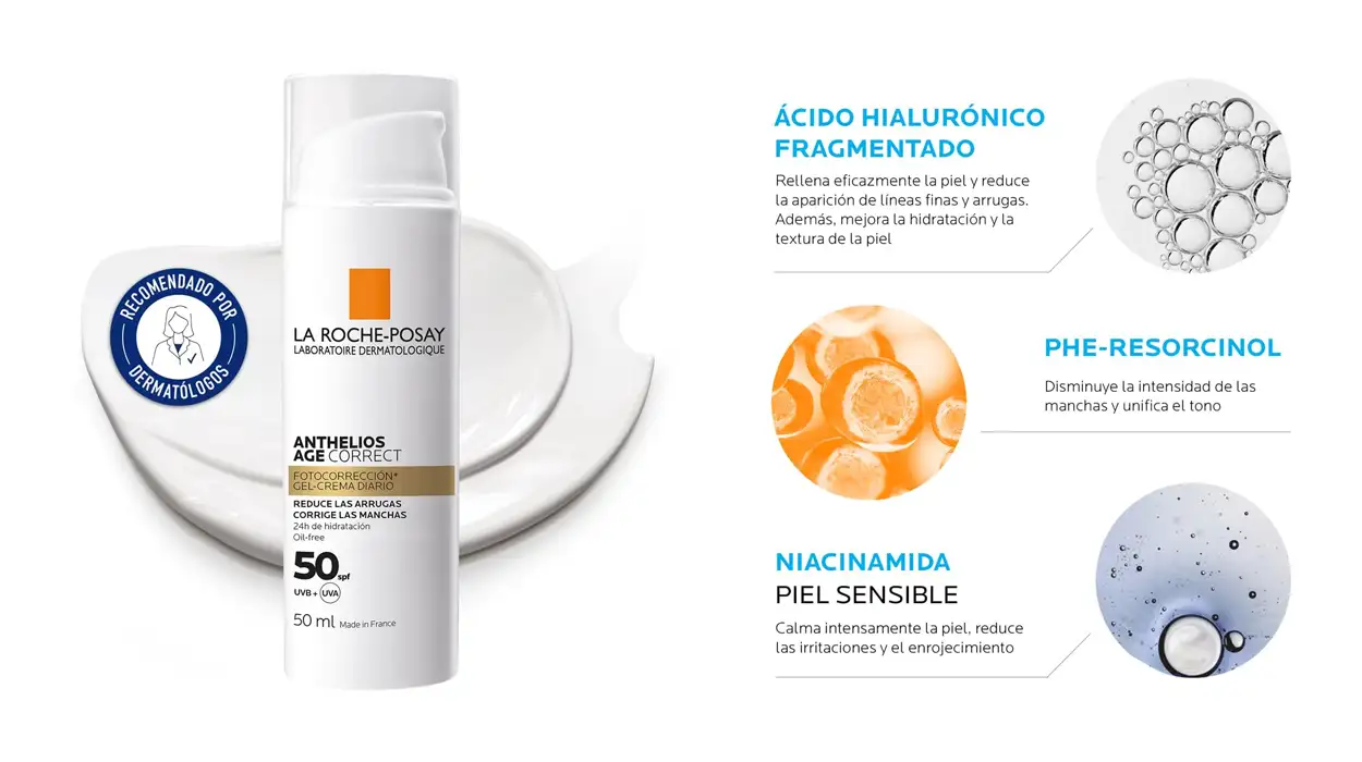 Chollo Fotocorrector La Roche Posay Anthelios Age Correct SPF50 por sólo 15,82€ (-21%)