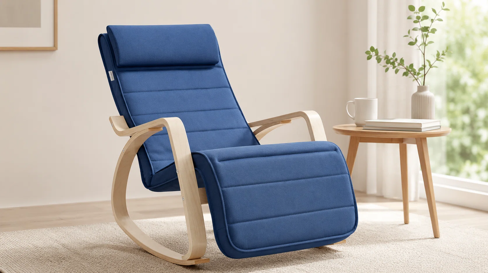 Chollo Sillón de relax mecedora SONGMICS con posición ajustable por sólo 69,99€ con envío gratis (29% de descuento)