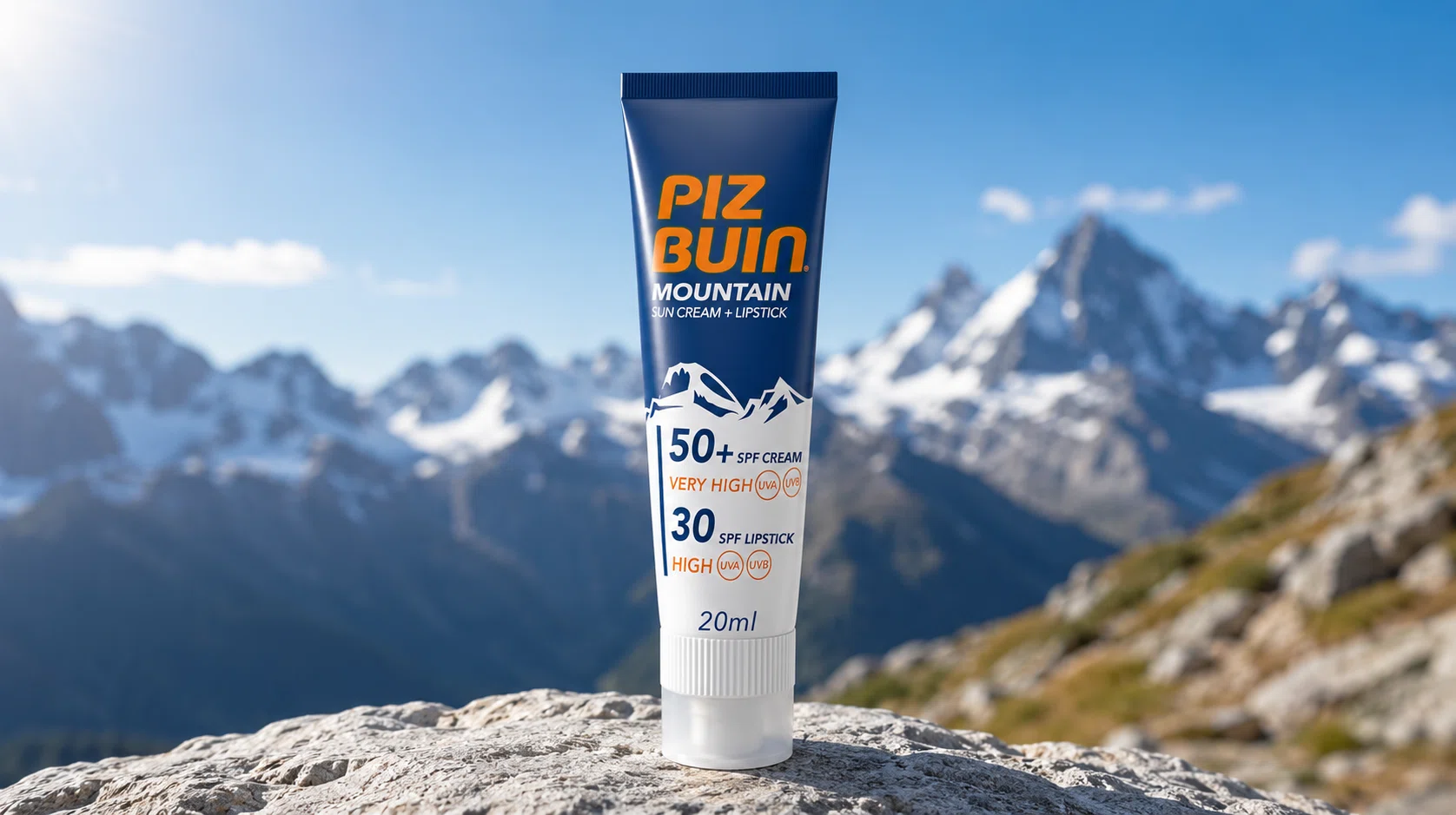 Piz Buin 2 en 1: protector solar facial SPF 50 y labial SPF 30 para deportes de alta montaña por sólo 7,28€ (-40%)