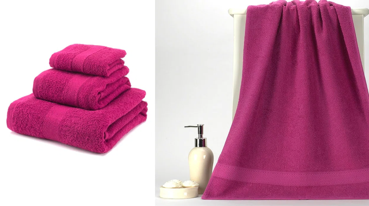Juego de 3 toallas de algodón peinado: ducha, mano y bidet por sólo 9,90€ (-37%)