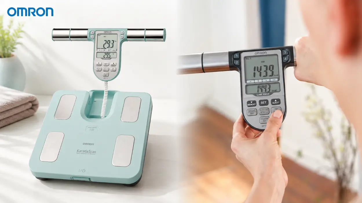 Conoce tu cuerpo a fondo: la báscula OMRON BF511 con 8 sensores analiza grasa, músculo e IMC por sólo 79,99€ con envío gratis (-38%)