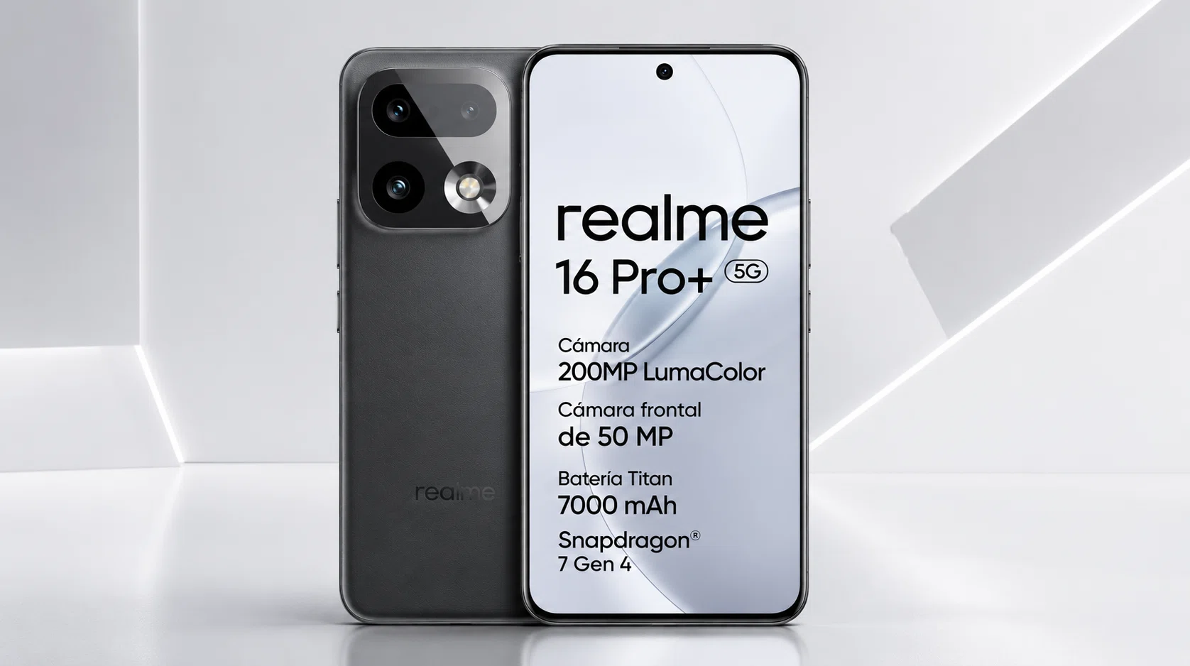 Realme 16 Pro Plus: Snapdragon 7 Gen 4 y batería de 7000 mAh por sólo 359€ con envío gratis (-32%)