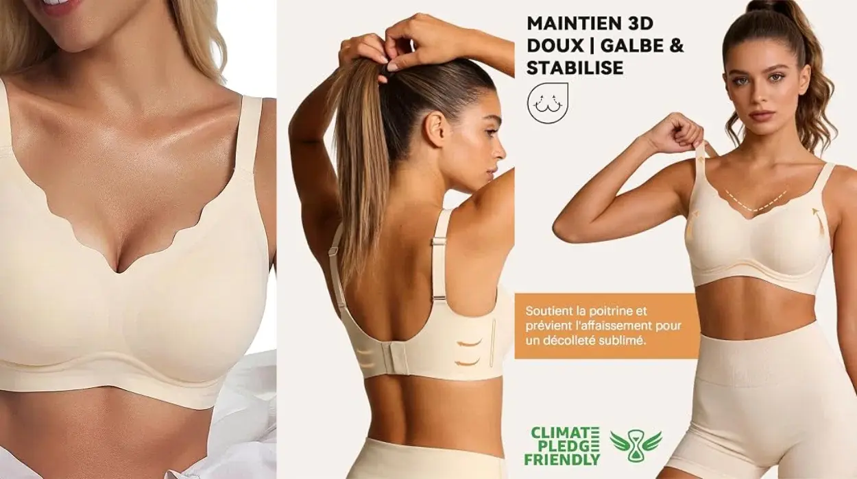 Comodidad diaria y realce con el sujetador Bresdk sin aros y ondas push-up para pecho grande por sólo 14,99€ (-12%)