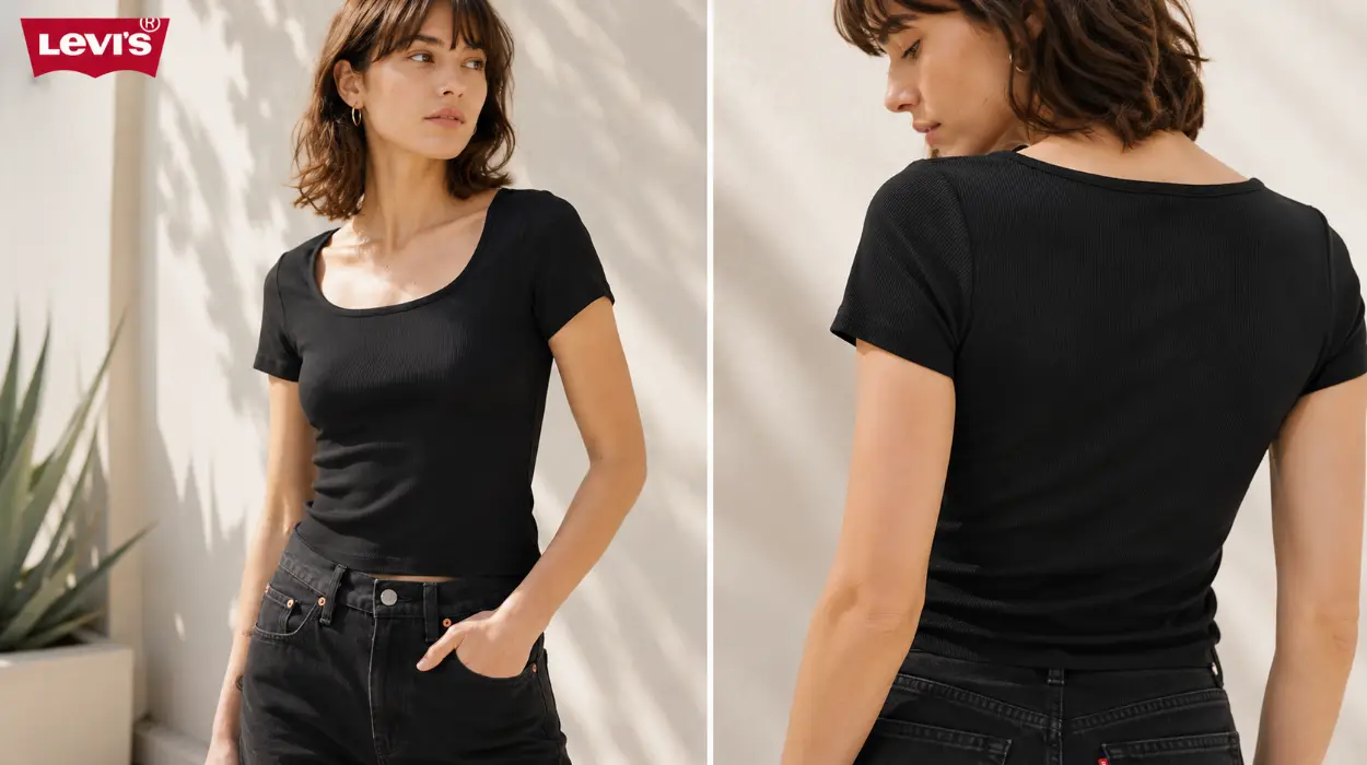 Dale un toque de estilo nocturno a tu look con esta camiseta de punto Levi’s Essential por sólo 16,95€ (-52%)
