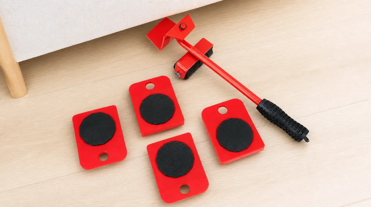 Juego de 5 ruedas para mover muebles pesados de hasta 150 kg por sólo 16,74€