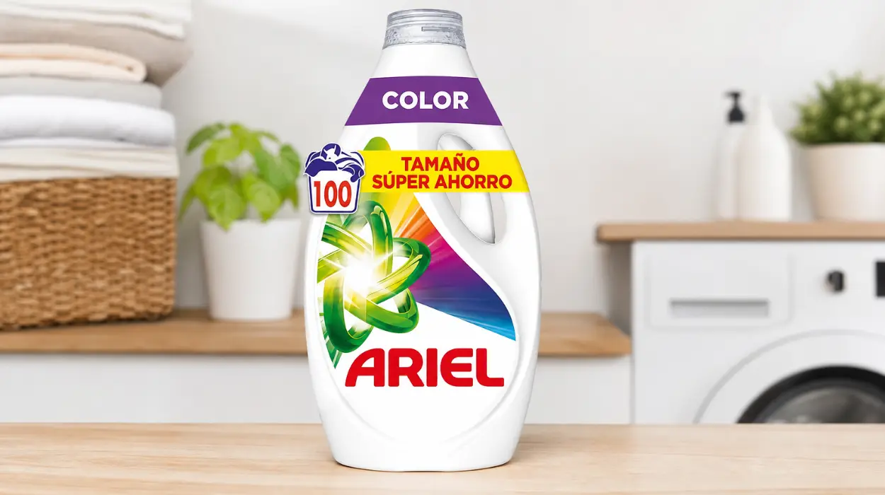 🌈 Mantén los colores brillantes y limpios con el detergente líquido Ariel para lavadora de 100 lavados por sólo 21,94€ (-31%)