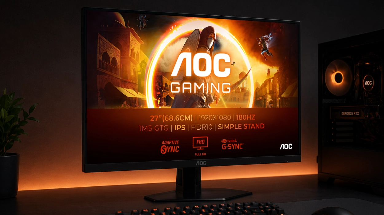 Monitor gaming muy serio por lo que cuesta: AOC 27G4XED de 27″ Full HD, 180Hz y Fast IPS por sólo 99€ (-34%)