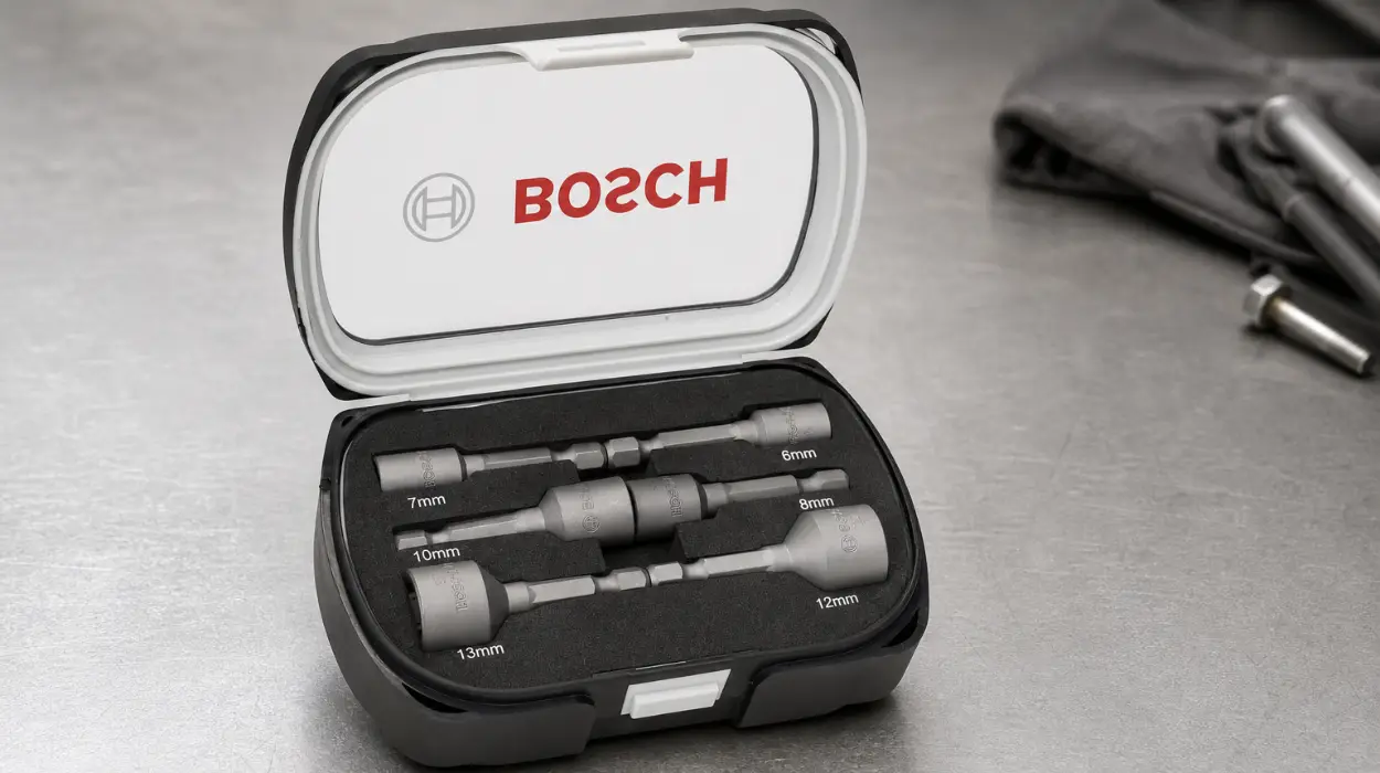 Chollo Set de 6 llaves de vaso Bosch de 50 mm para herramientas eléctricas por sólo 7,49€ (-70%)