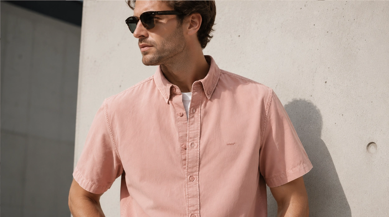 Un aire relajado con la camisa de manga corta Levi’s Authentic Button para hombre por sólo 28,09€ (-41%)