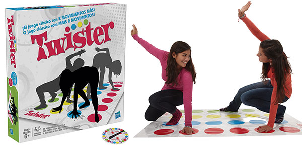 Chollo Juego original de suelo Twister por sólo 16,99€ (32% de descuento)