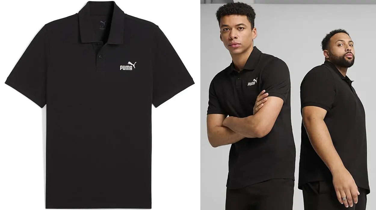 Chollo Polo de piqué Puma Essentials Logo nº 1 para hombre por sólo 20€ (-39%)