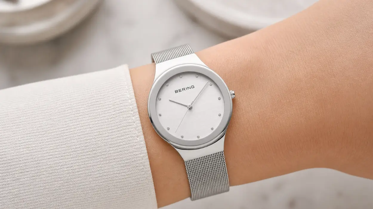 Reloj de cuarzo BERING para mujer con caja de acero inoxidable y estilo minimalista danés por sólo 51,69€ con envío gratis (-65%)