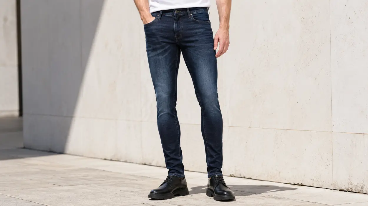 Chollo Vaqueros ajustados Jack & Jones Jjiliam Skinny fit en azul denim para hombre por sólo 23,99€ (-40%)