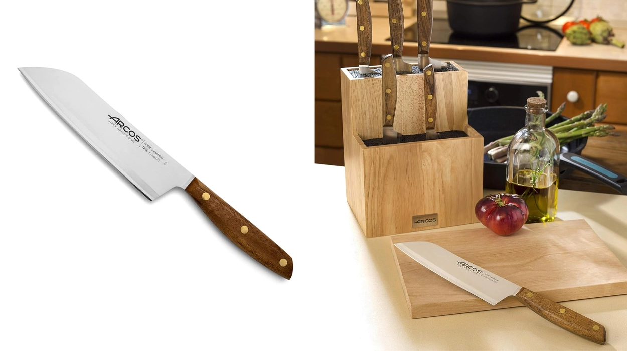 Chollo Cuchillo Santoku Arcos Nordika de 190 mm por sólo 22,49€ (-43%)