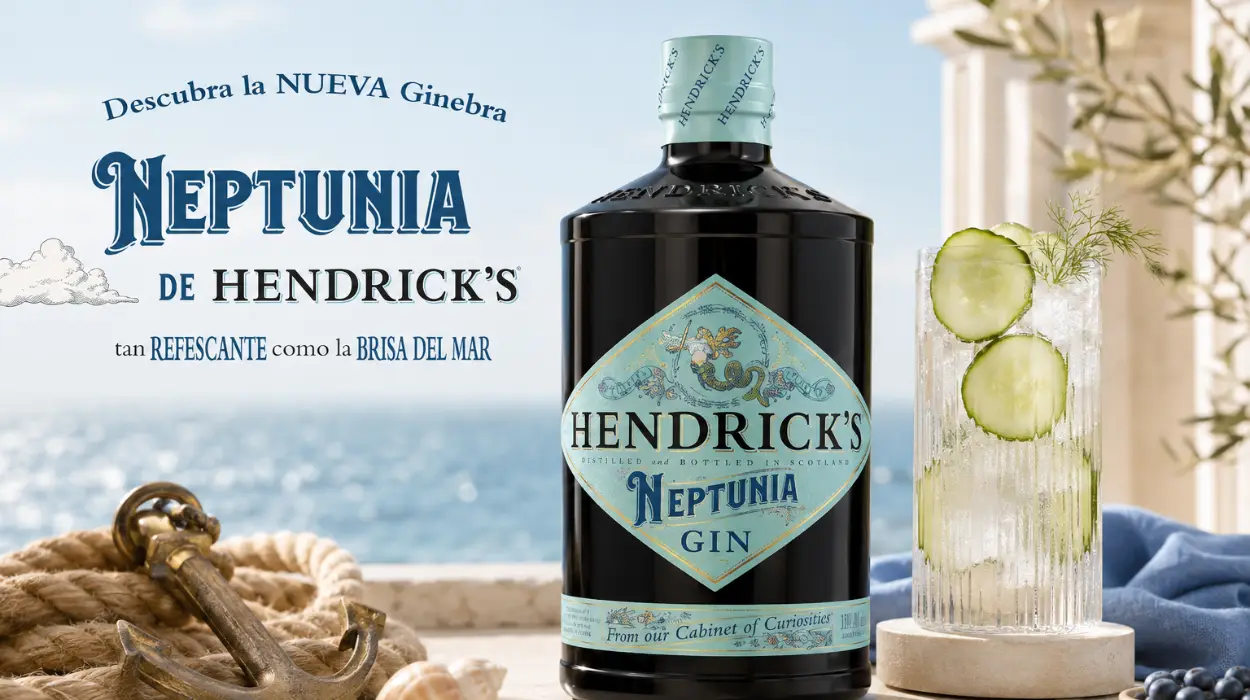 Gin Hendrick’s Neptunia edición limitada de 70 cl, inspirada en la costa escocesa por sólo 24,69€ (-15%)