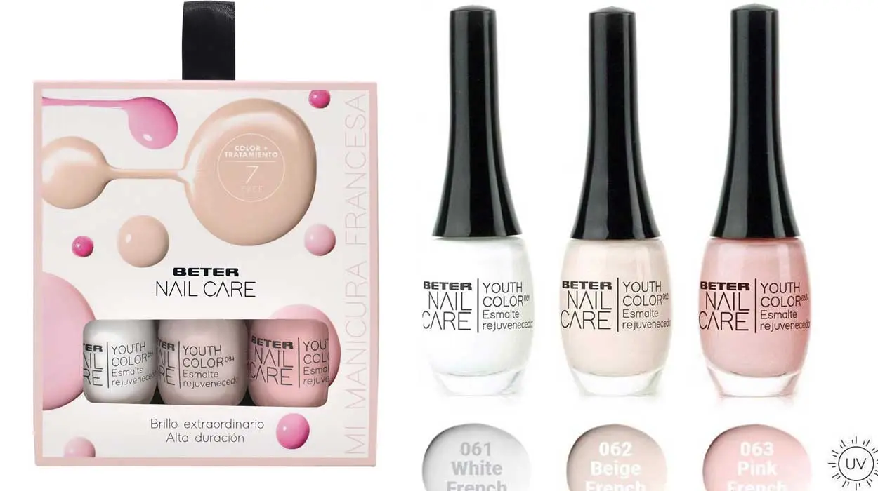 Chollo Pack de 3 esmaltes Beter efecto gel para manicura francesa por sólo 6,60€ (-40%)