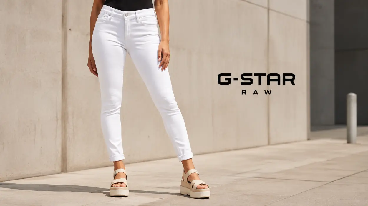 No renuncies al estilo: vaqueros blancos G-STAR Lhana Skinny con ajuste perfecto por sólo 53,95€ con envío gratis (-55%)