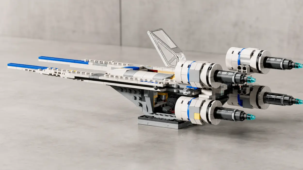 LEGO Star Wars Andor Caza Estelar Rebelde ala-U con 3 minifiguras y droide K-2SO por sólo 49,79€ con envío gratis (-29%)