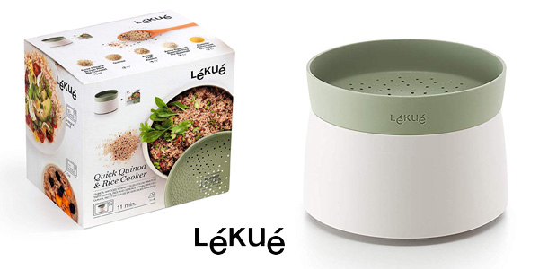 Chollo Recipiente Lékué para cocinar Quinoa, Arroz y Cereales por sólo 17,01€ (-39%)