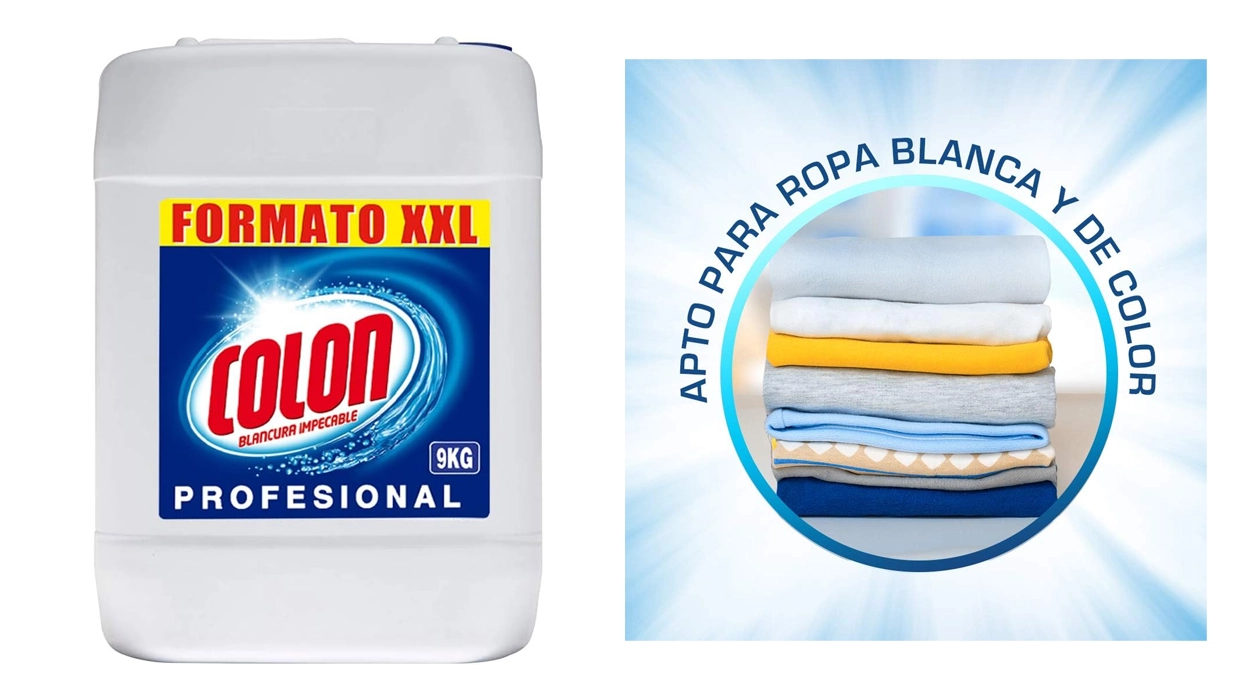 Chollo Detergente para lavadora Colon Profesional de 9 kg por sólo 12,99€ (-34%)