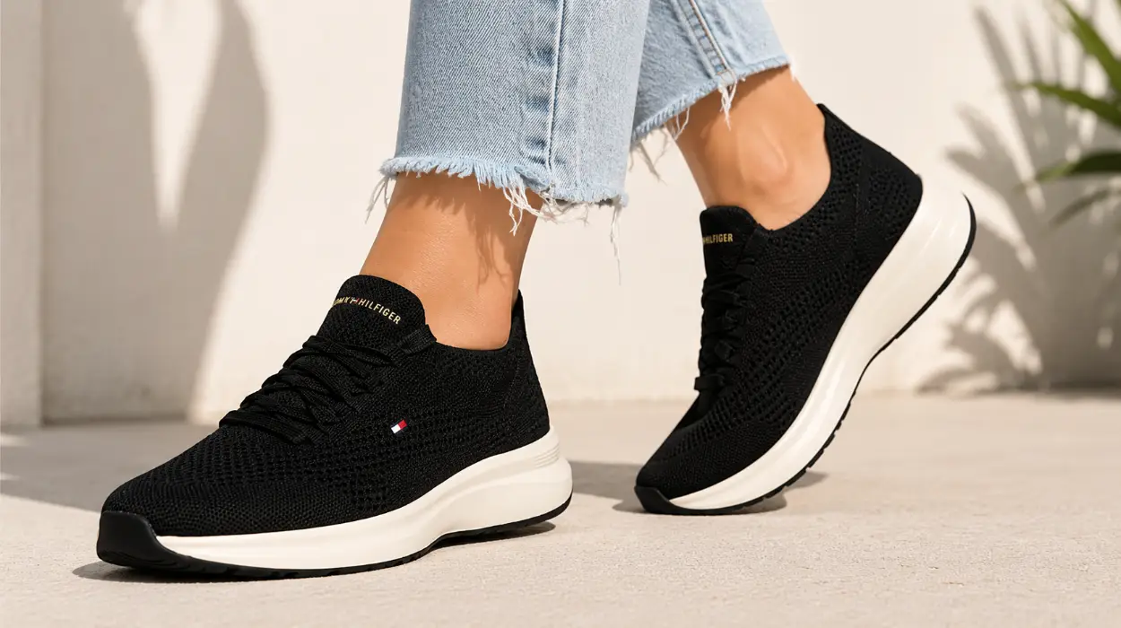 A la moda y cómodas: las zapatillas negras de Tommy Hilfiger que lo tienen todo por sólo 49,95€ con envío gratis (-50%)