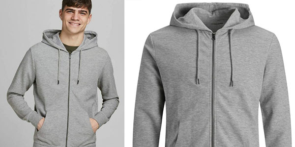 Chollo Sudadera Jack & Jones Jjebasic Logo con capucha para hombre desde sólo 13,50€ (-38%)