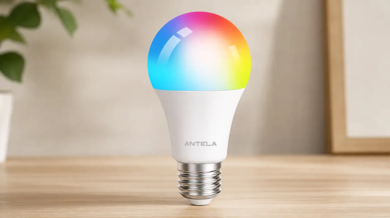 Pack x2 Bombillas inteligentes LED E27 de Antela, compatible con Google Home y Alexa por sólo 14,24€ (-21%)