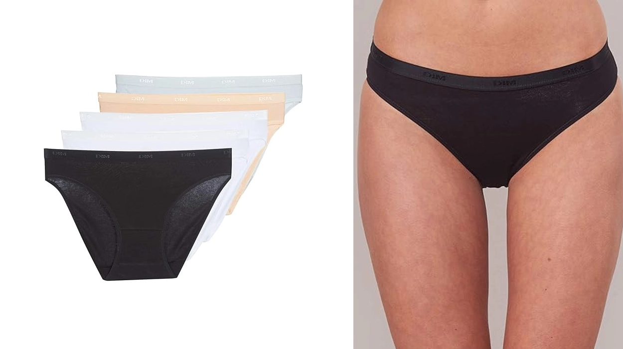 Chollo Pack x5 bragas Dim Les Pockets de algodón para mujer por sólo 17,54€ (20% de descuento)