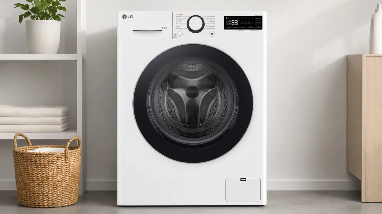 Cuida tu ropa con inteligencia: Lavasecadora LG Serie 600 con AI Direct Drive y TurboWash 360º por sólo 474,14€ con envío gratis (-32%)