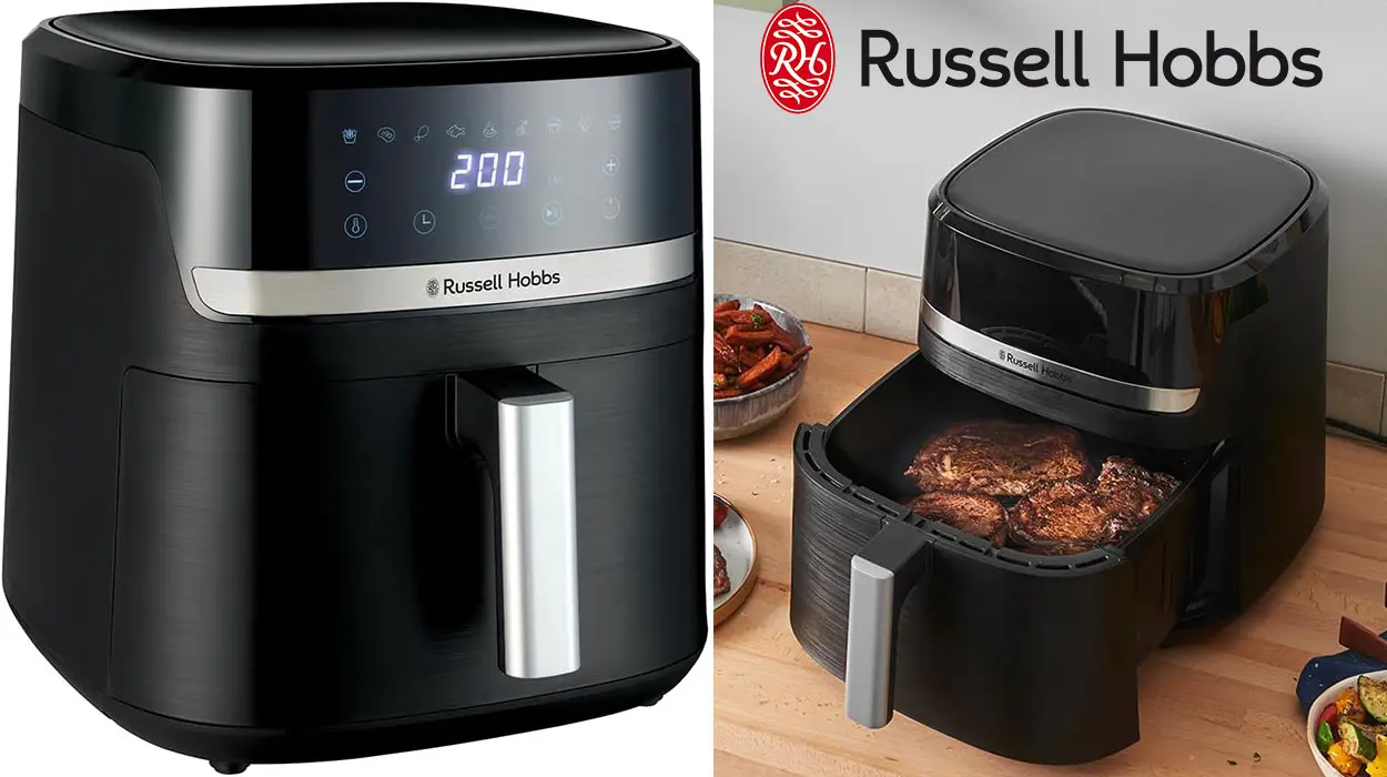 Chollo Freidora de aire Russell Hobbs Satisfry de 8,3 litros por sólo 49,99€ con envío gratis (-55%)