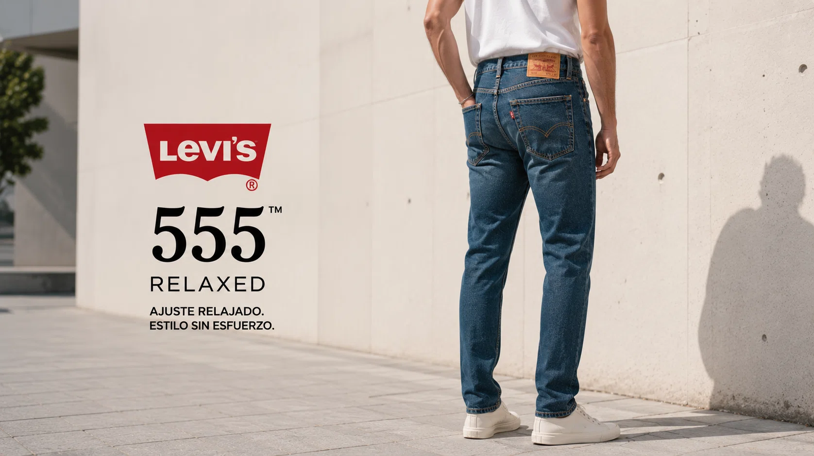Look relajado y vintage con los vaqueros Levi’s 555 Relaxed para hombre por sólo 55,95€ con envío gratis (-53%)