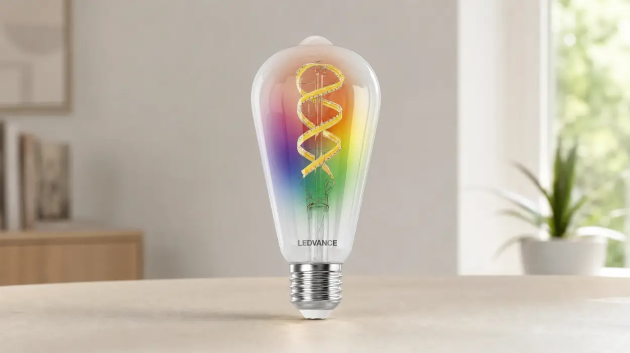 Bombilla LED inteligente LEDVANCE: luz RGB, control por app, Alexa y Google por sólo 6,61€ (-47%)