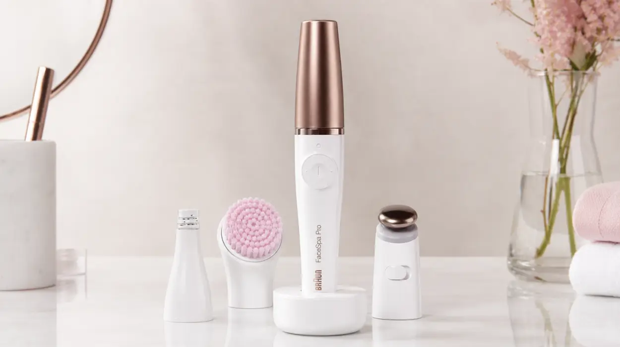 Depiladora facial Braun FaceSpa Pro 912: limpieza y eliminación de vello en un solo dispositivo por sólo 71,24€ con envío gratis (-49%)
