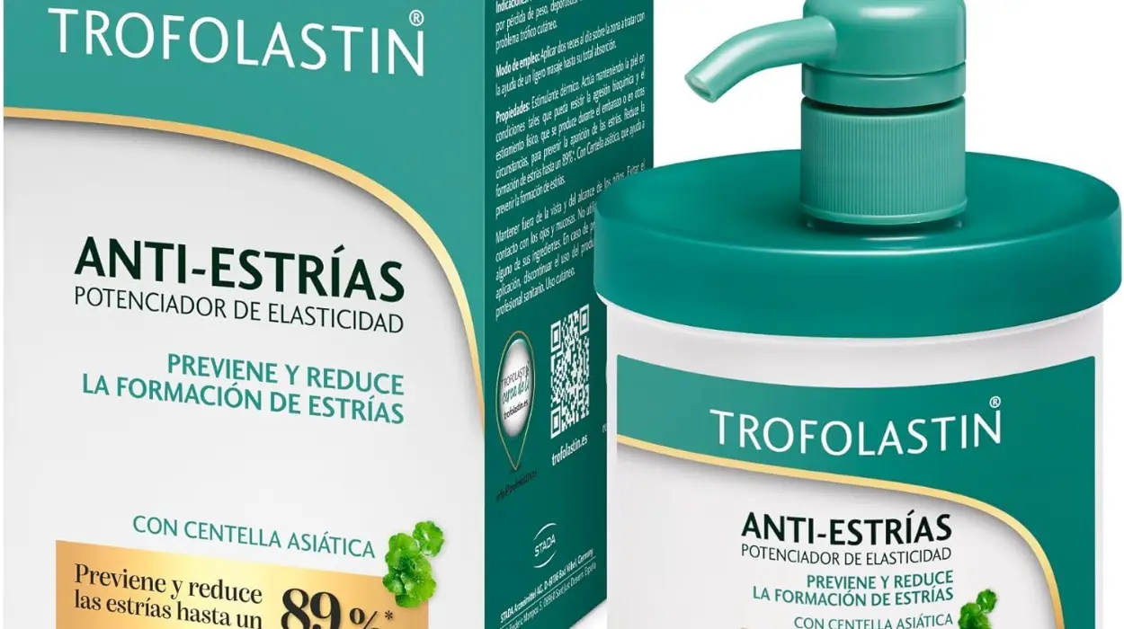 Crema antiestrías Trofolastin de 400 ml con centella asiática y dispensador por sólo 28,85€ (-32%)
