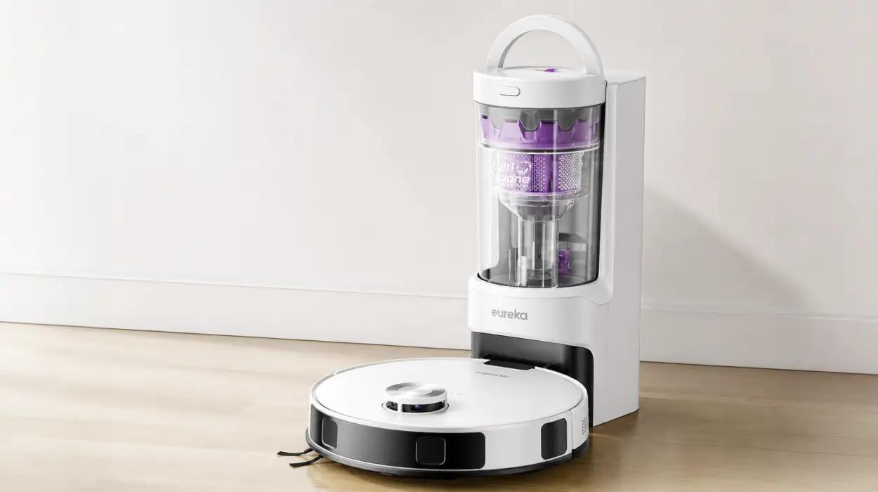 Eureka E20 EVO Plus: robot aspirador y fregasuelos con navegación láser y base de autovaciado por sólo 199,99€ con envío gratis (-43%)