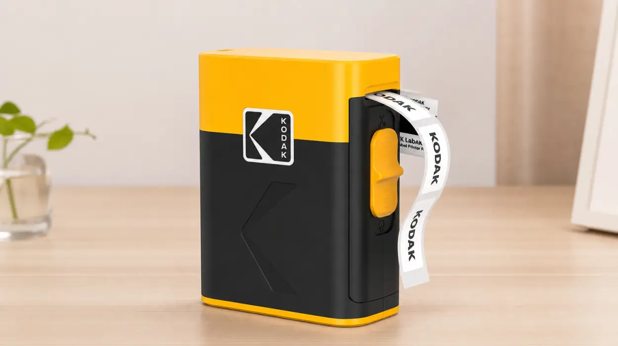 Imprime etiquetas desde tu smartphone con la impresora instantánea Kodak New Label Era M50 y 12 rollos de etiquetas autoadhesivas por sólo 19,49€ (-54%)