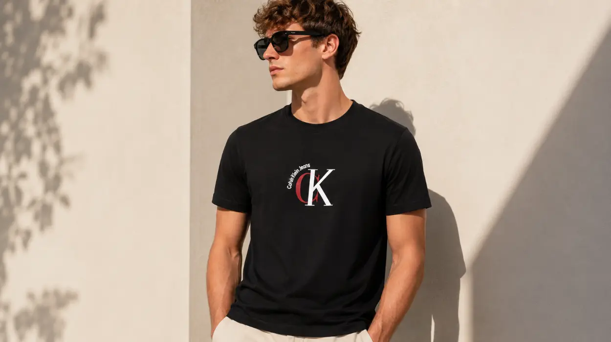 La camiseta gráfica Calvin Klein para hombre que marca tendencia por sólo 14,20€ (-53%)